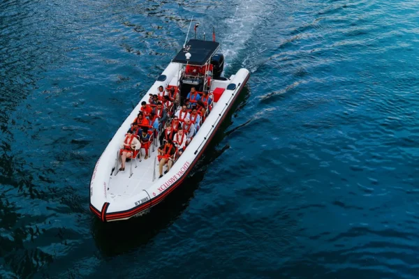 Speedboat on the Marina